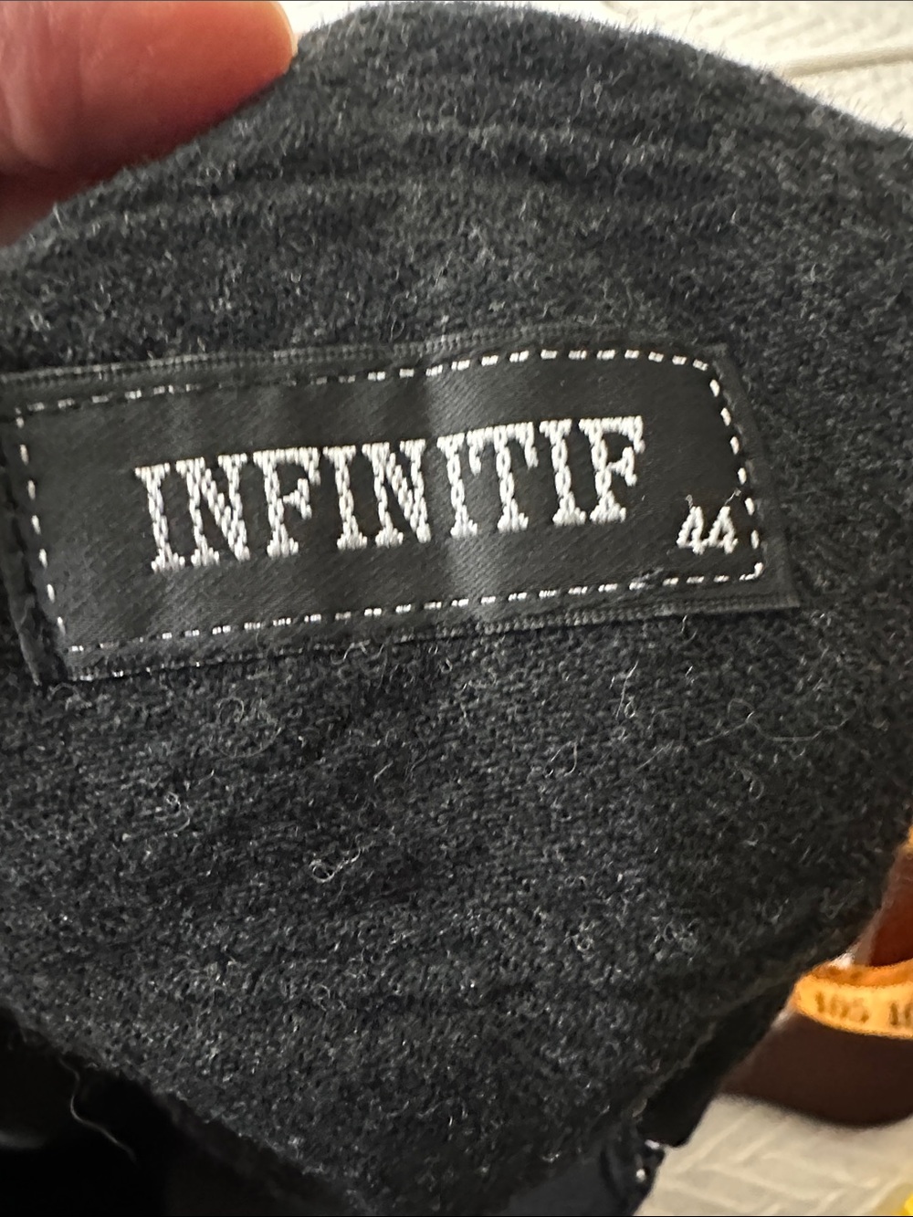 INFINITIF wool blend skirt minimalist A-line Grandmacore peasant - Picture 4 of 13